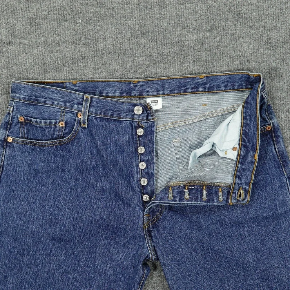 Vintage Levis 501 Mens Jeans Original Straight Button Fly Y2K 40x30